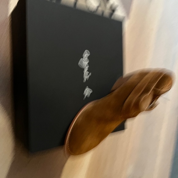 Agnes B Western Ankle Boots Brown Suede Size 38 NWB - Picture 4 of 7